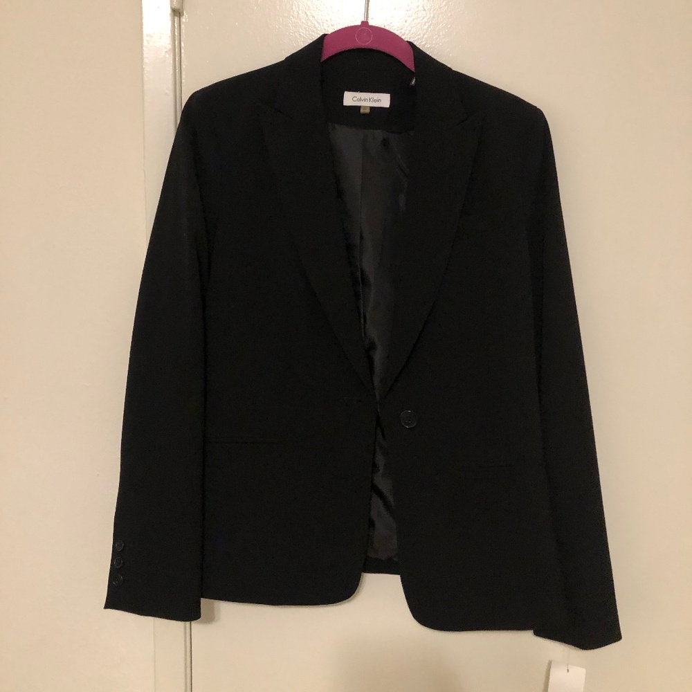 Black Calvin Klein Blazer